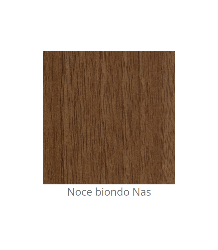 Pannello in legno laminato su misura per uso interno colore Noce Biondo NAS  spessore 6/7 mm