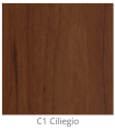 Custom laminated wood panel for indoor use color Cherry C1 thickness 6/7 mm