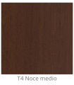 Custom laminated wood panel for interior use color Medium Walnut T4 thickness 6/7 mm