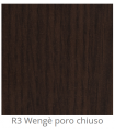Pannello in legno laminato su misura per uso interno colore Wengè R3 spessore 6/7 mm