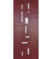 Panel a medida para exterior e interior en varios colores modelo Jabón inserciones de aluminio plateado