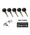 Europero security cylinder 5 keys friction Dierre New Power Top class various sizes