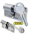 Cilindro de seguridad europeo EVVA ICS 5 llaves Cerradura de fricción Varios tamaños