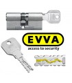 Cilindro europeo di sicurezza EVVA 4KS Plus 5 Chiavi Frizionato varie misure