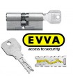 European Security Cylinder EVVA 4KS Plus 5 Keys Clutched various sizes