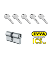 European Security Cylinder EVVA ICS 5 Keys Clutched various sizes