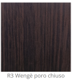 Maßgefertigte Leimholzplatte für den Innenbereich Farbe Wenge R3 Dicke 6/7 mm